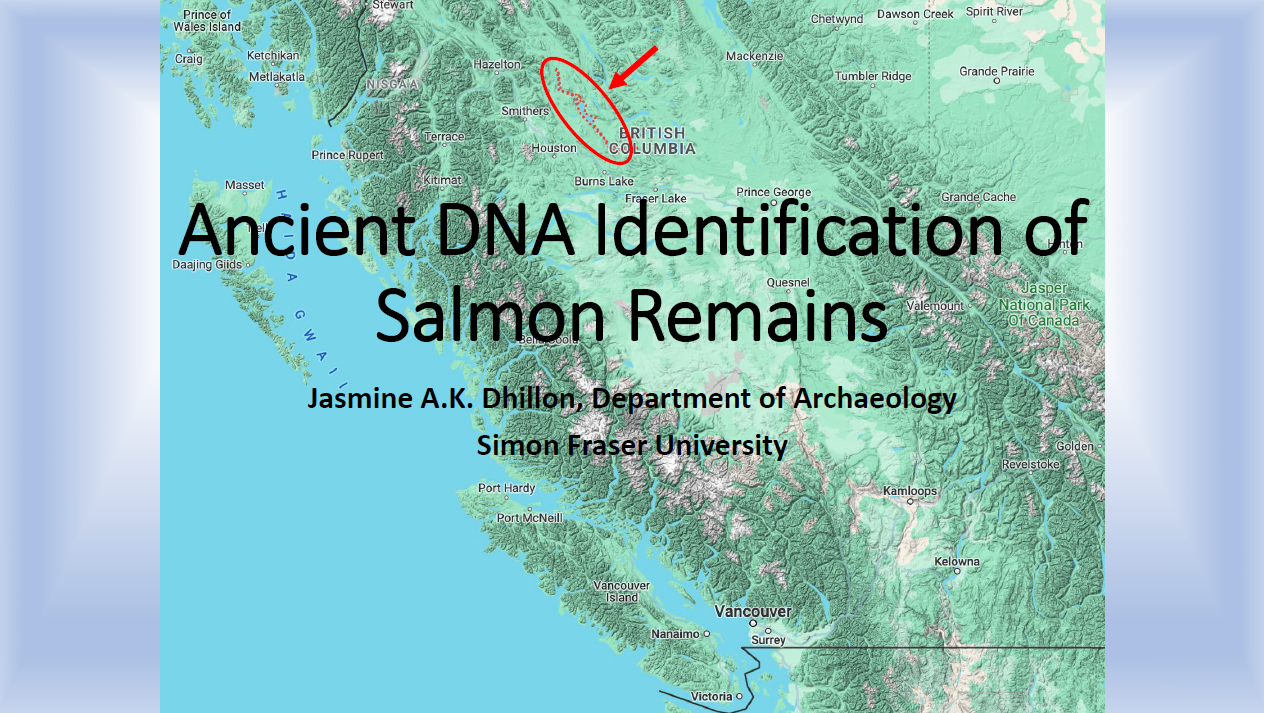 Title slide withmap of BC and area of study circled in red