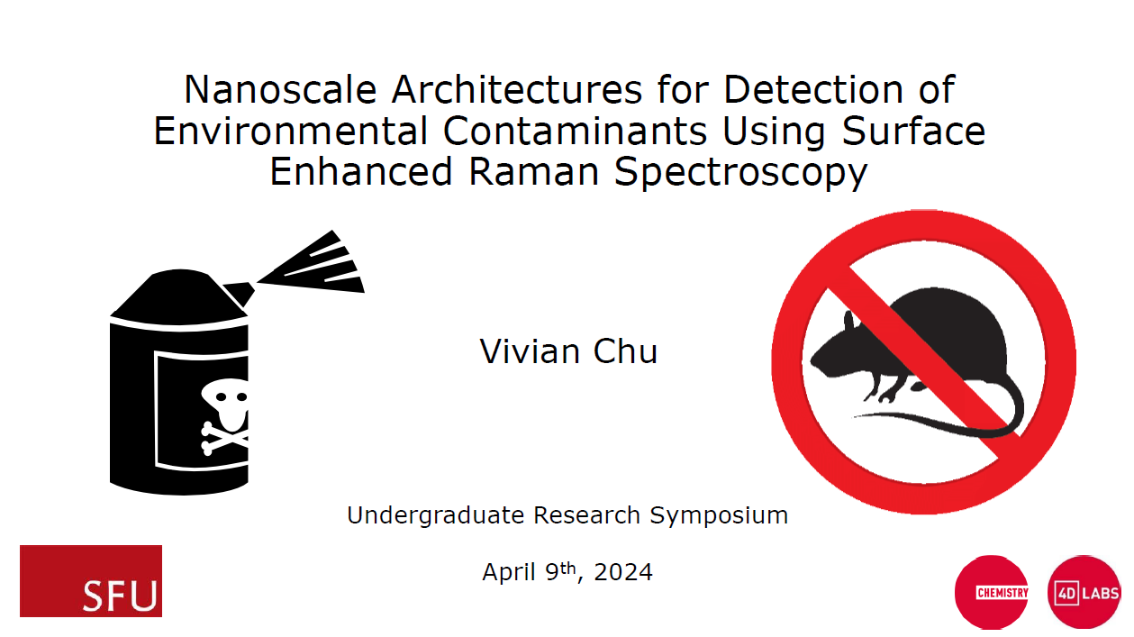 Title slide with graphics of environmental contaminants