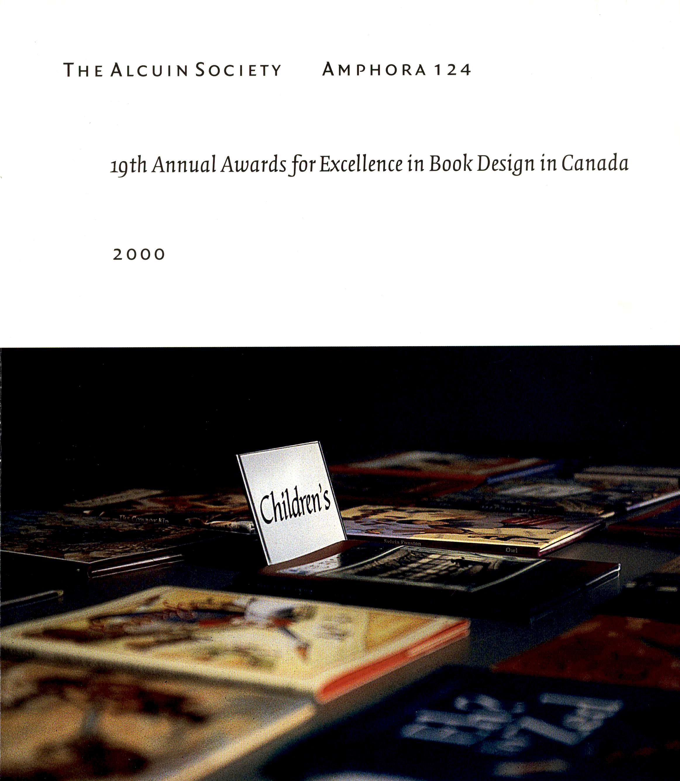 Cover page for 2000 Alcuin Award Winner Catalogue