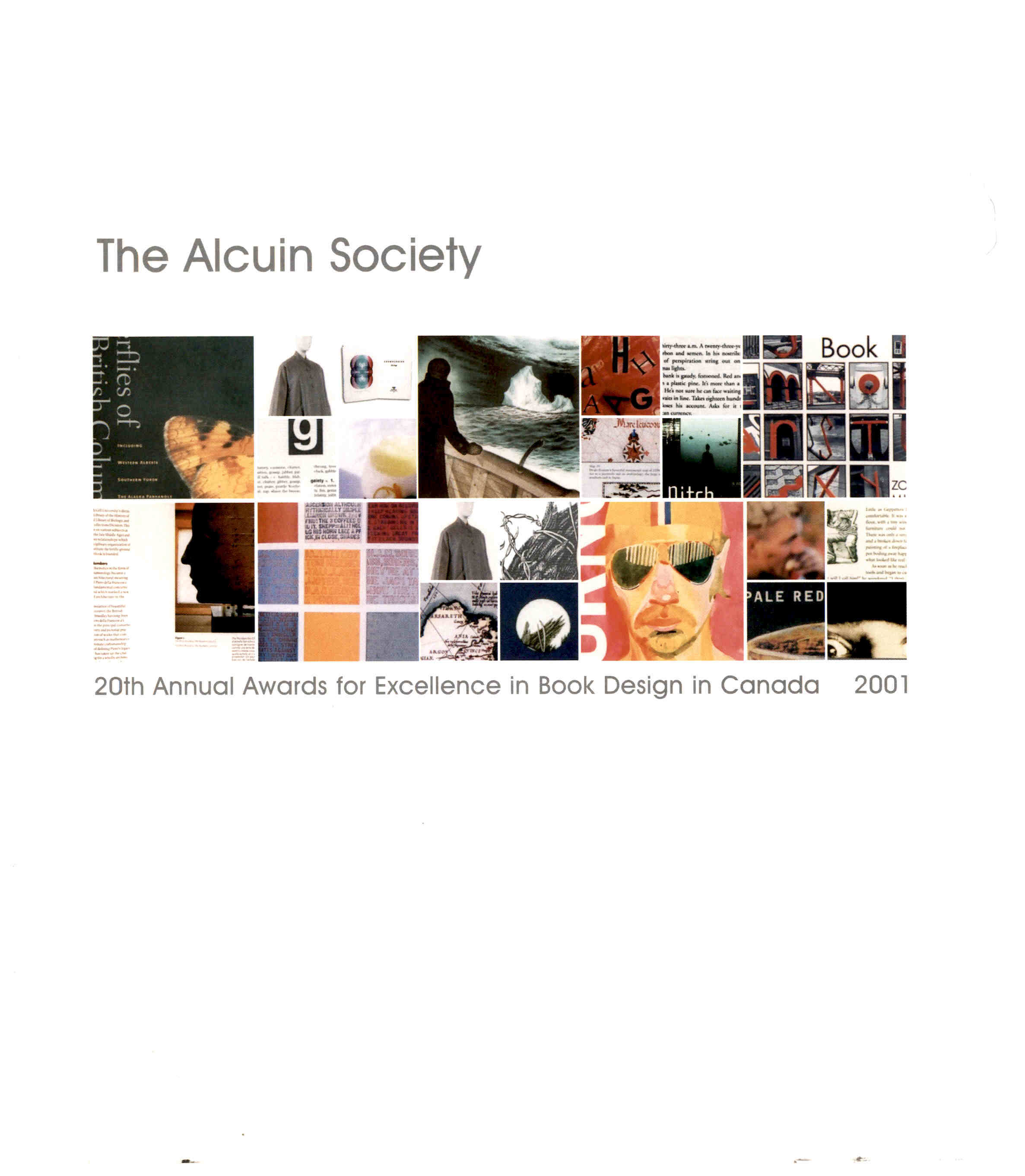 Cover page for 2001 Alcuin Award Winner Catalogue