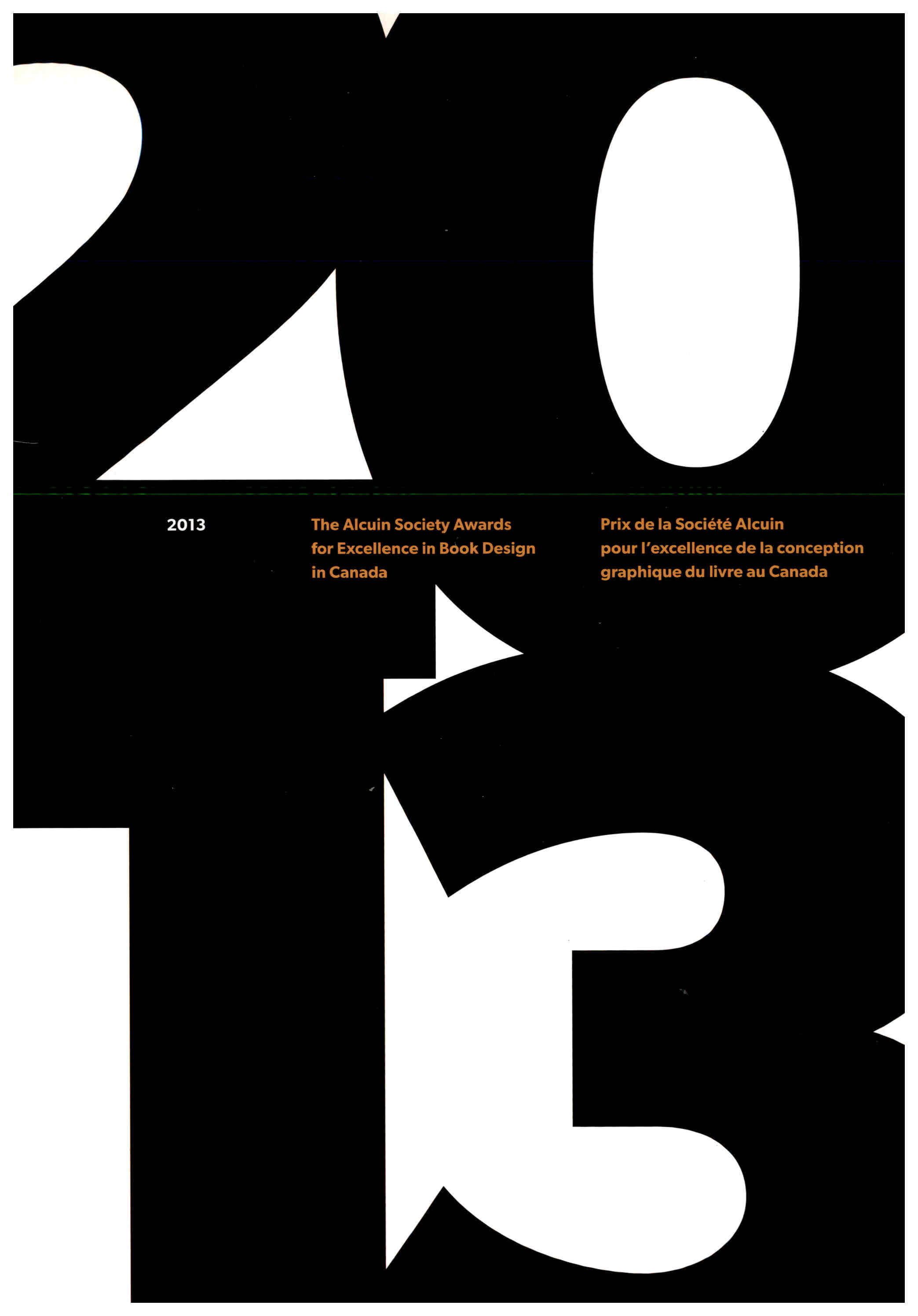 Cover page for 2013 Alcuin Award Winner Catalogue